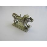 Bier of Israel silver figurine, lion. Estimate £20-25.