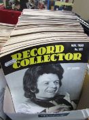 3 boxes of Record Collector Magazine. Estimate £20-40.