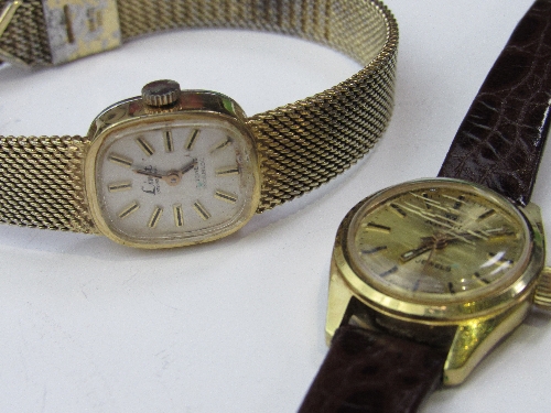 6 ladies' wristwatches including 2 Tissot. Estimate £10-20. - Image 2 of 3