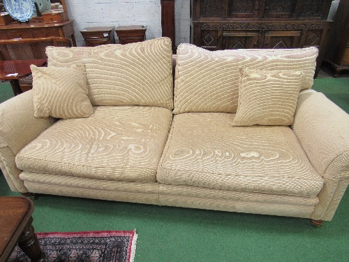 Large corded 3 seat sofa, approx 202cms length. - Image 2 of 2