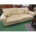 Large corded 3 seat sofa, approx 202cms length.