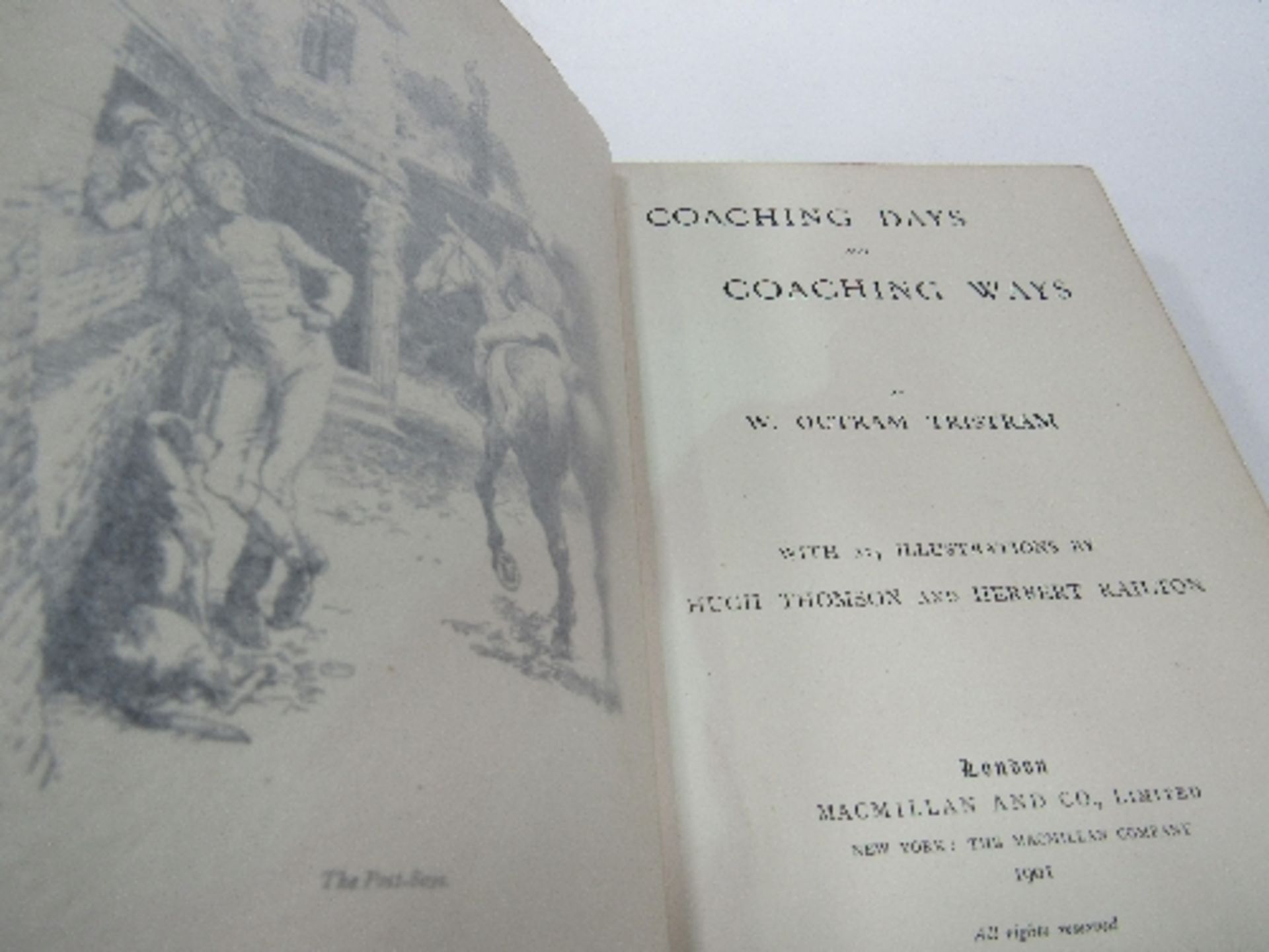 Coaching Days & Coaching Ways by W Outram Tristram, published by MacMillan & Co, 1901 - Image 3 of 3