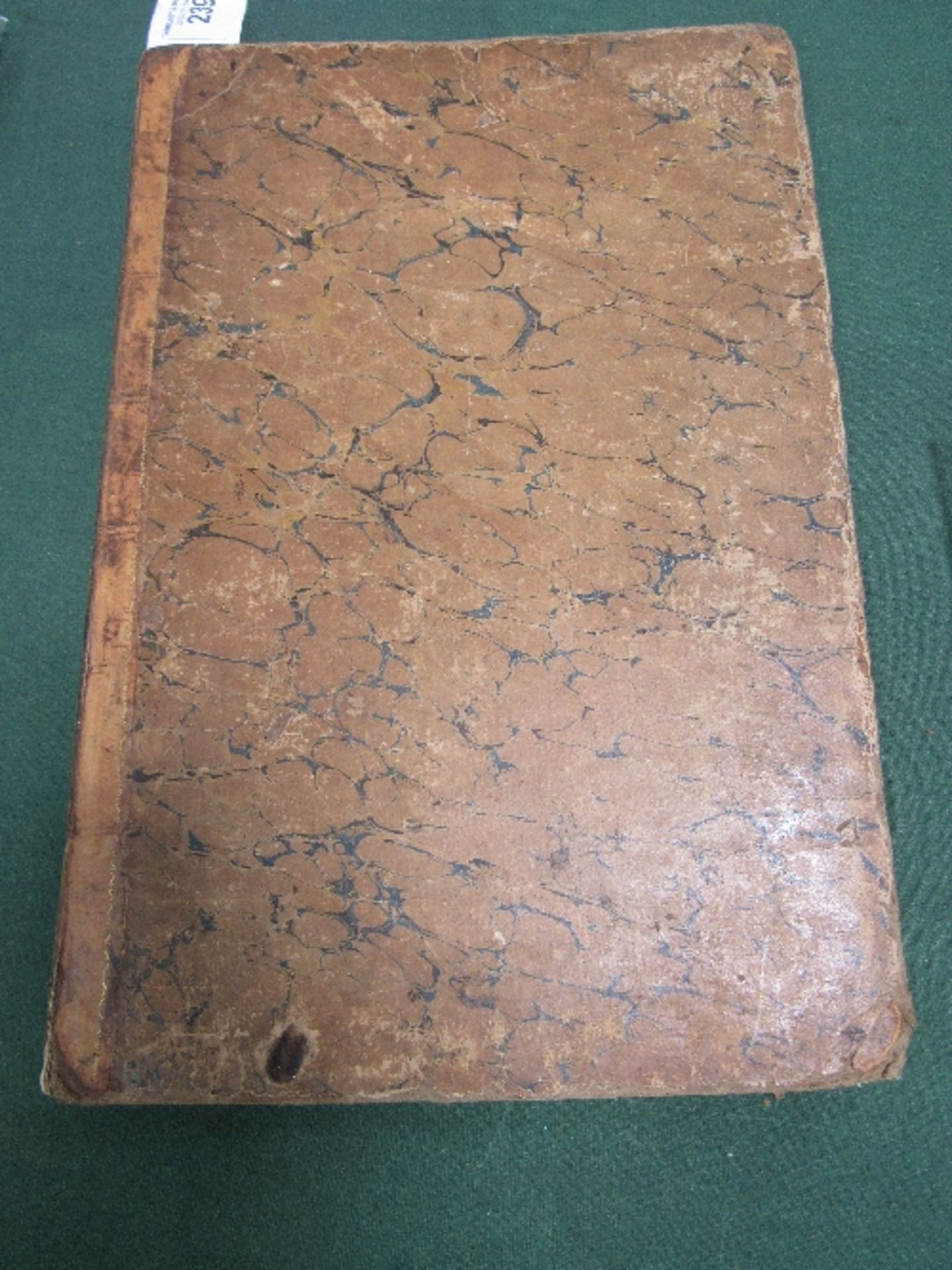 Large format Georgian book, 1829: 'Compendious View of Universal History & Literature & table of