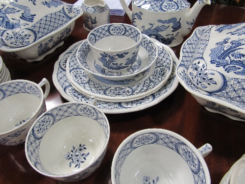 Approx 34 pieces of mainly Mason's & Furnivals 'Old Chelsea; part tea & dinner ware.