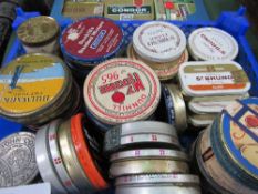 62 sealed 20th century tobacco tins including Dunhill, Condor, Gold Block, St Bruno & Bulwark.