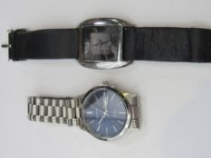 Fossil gent's watch & a Sekonda gent's watch. Estimate £40-60.