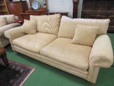 Large corded 3 seat sofa, approx 202cms length.