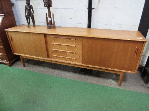 1960's Troeds Bjarnum Swedish sideboard, 202cms x 45cms x 80cms. Estimate £200-300. - Image 2 of 4