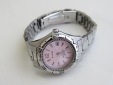 Accurist Quartz lady's wristwatch with stainless steel strap
