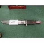 WWI bayonet & a bayonet marked 1318, marked on blade 42cil. Estimate £20-40