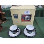 Denby Baroque blue pottery 18 piece tea set, boxed. Estimate £30-50