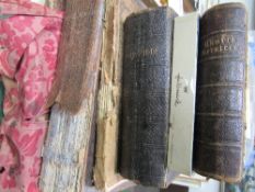 4 bibles, a prayer book & a cookery book. Estimate £10-20