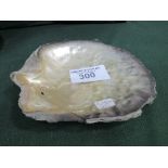 Large natural oyster shell, 20cms. Estimate £25-40