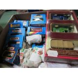 Box containing Matchbox vehicles (mainly boxed). Estimate £30-50
