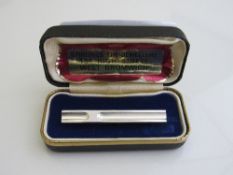 Sterling silver tie clip. Estimate £15-20