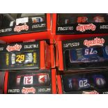 8 Vitesse Quartzo, Nascar die-cast racing cars, 1/43 scale. Estimate £20-30