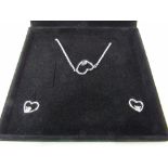 Pandora necklace & earrings, new. Estimate £20-30