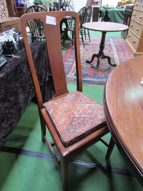 Set of 6 oak dining chairs. Estimate £20-30 - Image 4 of 4