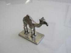 Biel of Israel silver Dromedary. Estimate £20-40