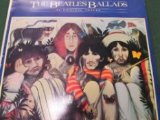 The Beatles LP's, singles & ephemera. 2 LP's: White Album 1968, double album & The Beatles Ballads