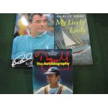 3 various sports related books, all signed by the authors. Estimate £12-15