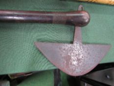 19th century Isizenze Zulu stabbing axe, Zulu & Rhodesia regions. Estimate £80-120