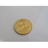 Gold Sovereign London Mint, 1913. Estimate £240-260