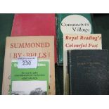 7 various Berkshire related books including a 1st edition of 'Summoned by Bells'. Estimate £10-20