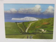 Limited edition print 10/500 by Edward Ash, Brook & Compton Down