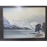 2 framed & glazed watercolours of Loch Toridon & Skye signed E Grieg-Hall. Estimate £40-60