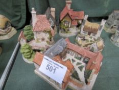 David Winter Cottages: Eggars Hill, Secret Shebeen, Tollkeeper's Cottage, Tudor Manor House &