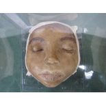 French anatomical wax death mask of a Mulatto child. Estimate £90-120