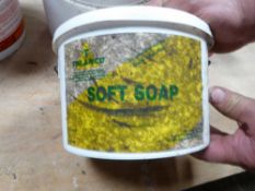 Tub of soft soap; nearly new
