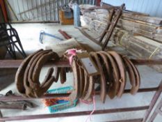 quantity of heavy horse shoes