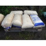6 sacks of wood flour