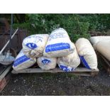 6 sacks of wood flour