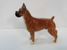 Royal Doulton Boxer dog figurine 'Warlord of Mazelaine'. Estimate £20-40