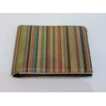 Paul Smith striped coloured leather gent's wallet with hologram, in box. Estimate £15-25