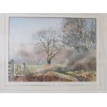 2 framed & glazed watercolours of rural scenes, signed J Francis Dowden. Estimate £40-50