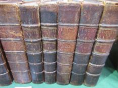 Collection of 18th century books: The Statues at Large of Kings, George I, George II, George III,