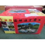 Vanguards Ford 2 piece set Diorama & track side tin plate railway depot & lorry (boxed). Estimate £
