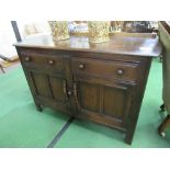 Ercol-style sideboard, 202cms x 45cms x 84cms. Estimate £30-50