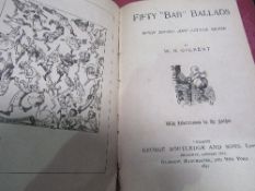 Gilbert & Sullivan: 2 books: The Babs Ballads by W S Gilbert, 1891 with numerous illustrations by