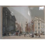 Thomas Shotter Boys. 2 original framed lithograph prints of London, from 'Artist
