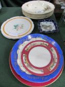 5 Powell Bishop & Stainer 'aesthetic ducklings' design plates plus 7 other various plates &