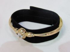 Jon Richard stone set gold plated bracelet, new, in box. Estimate £15-25