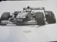 Alan Stammers racing drivers prints: 2 Nigel Mansell, 1992; 2 Damon Hill, 1996; 2 Nelson Piquet (