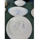 Royal Doulton 'Venetian Scenes', 10 pieces. Estimate £10-20