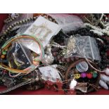 2 boxes of costume jewellery. Estimate £20-40