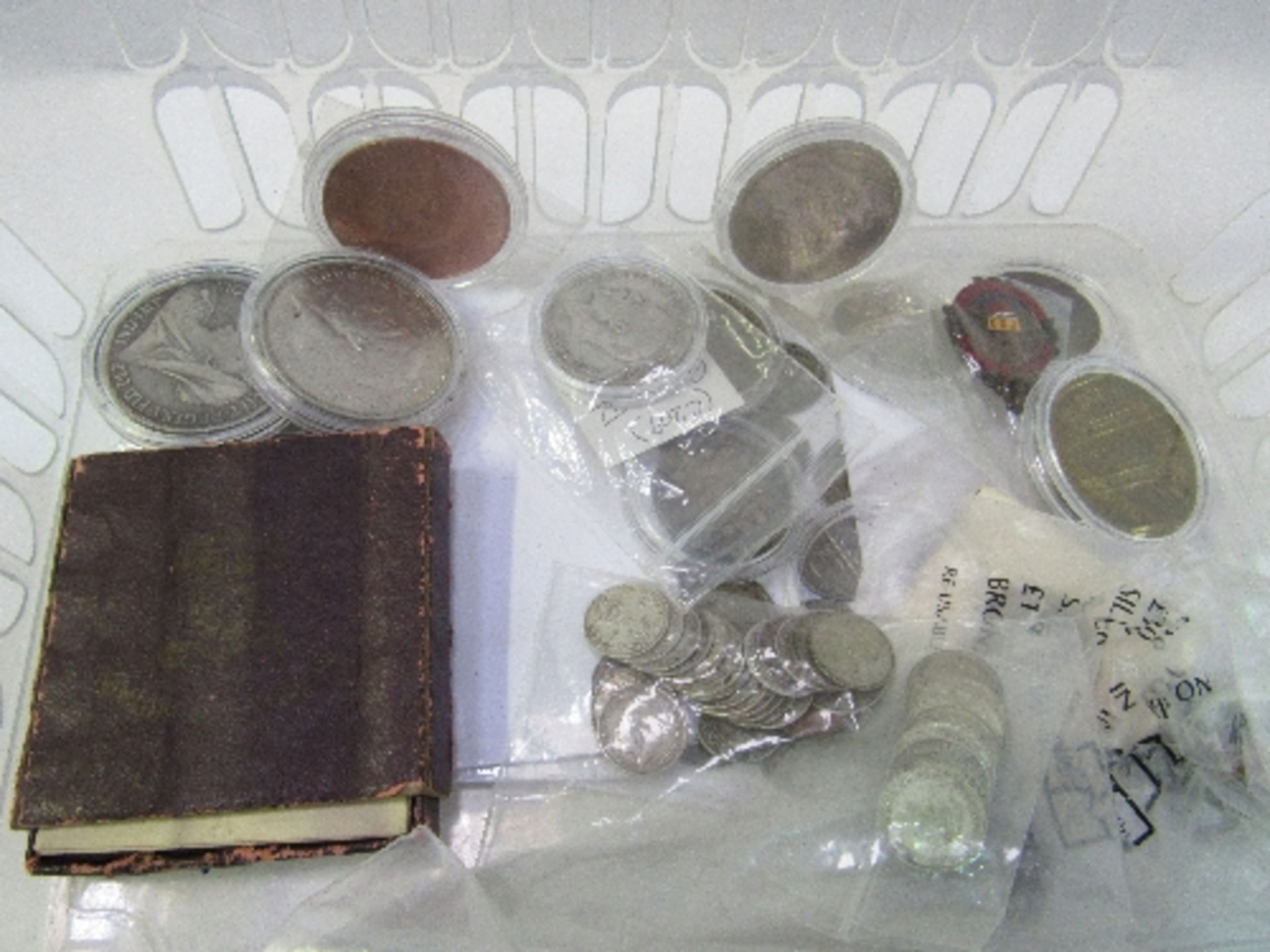 Box of assorted coins & stamps - Image 3 of 3